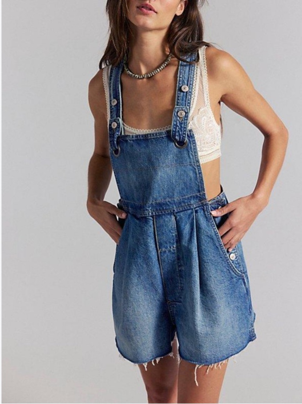 Free People We The Free Rambler Shortalls
